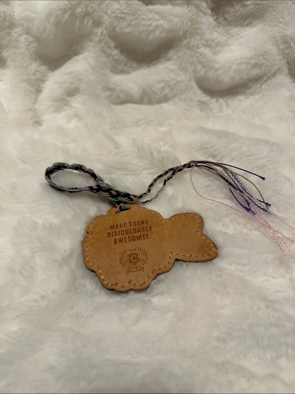 Consuela Floral Rose Leather Charm